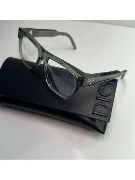 New Dior CD Diamond S6I Optical Glasses transparent Green Fast Ship! main image 8